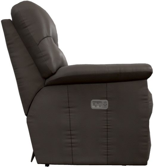 La-Z-Boy® James Walnut Leather Power Reclining Sofa with Headrest and Lumbar-2