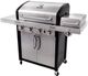 Char-Broil® Signature Series™ 4-Burner Black with Stainless Steel Freestanding Natural Gas Grill-5