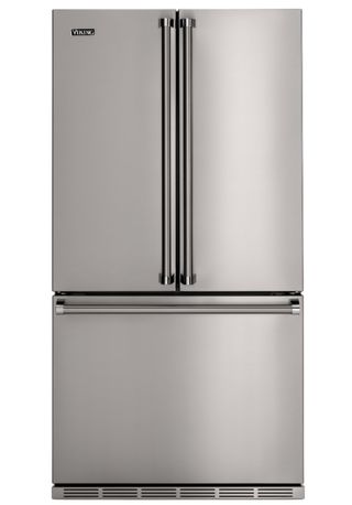 Viking® 3 Series 19.8 Cu. Ft. Stainless Steel Counter Depth Freestanding French Door Refrigerator