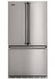 Viking® 3 Series 19.8 Cu. Ft. Stainless Steel Counter Depth Freestanding French Door Refrigerator-0