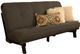 Kodiak Furniture Carson Java/Linen Charcoal Full Futon with Mattress-0