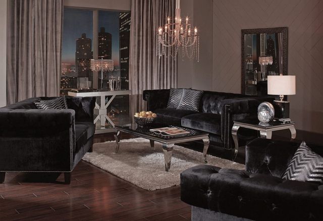 Coaster® Reventlow Black Sofa-4