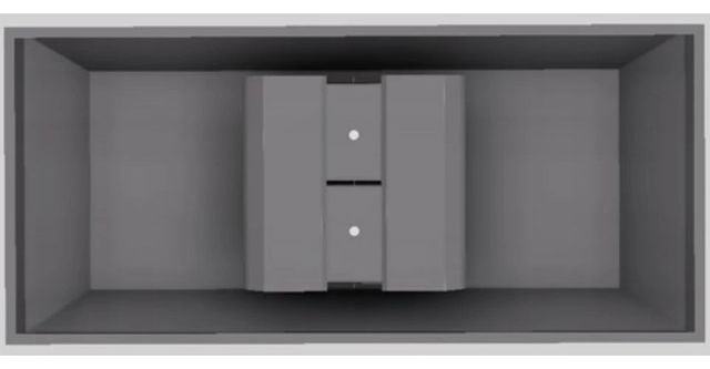 Vent-A-Hood® Designer Series 66" Gunsmoke Island Range Hood-3