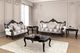 Furniture of America® Palencia Beige/Dark Cherry Sofa-1