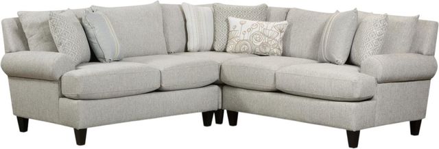 Fusion Furniture Limelight Mineral 3-Piece Gray Sectional-0