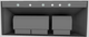 Vent-A-Hood® 48" Gunsmoke Wall Mounted Liner Insert-2