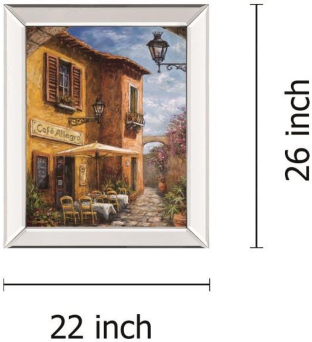 Classy Living Surridge, M Courtyard Cafã Wall Art-2