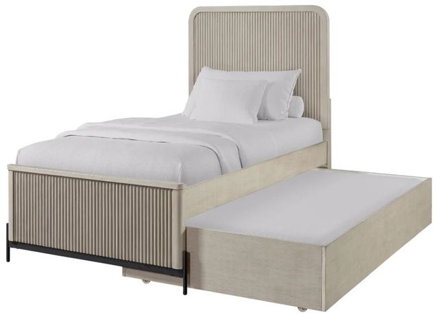 Bernards Stiltz Taupe Youth Full Panel Trundle Bed-4