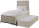 Bernards Stiltz Taupe Youth Full Panel Trundle Bed-4