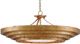 Currey & Company Belle Gold Leaf Chandelier-1