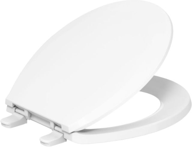 KOHLER® Lustra™ White Quick-Release™ Round-Front Toilet Seat-1