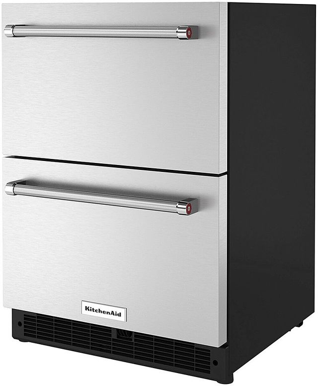 KitchenAid® 4.4 Cu. Ft. Stainless Steel Refrigerator Drawers-3