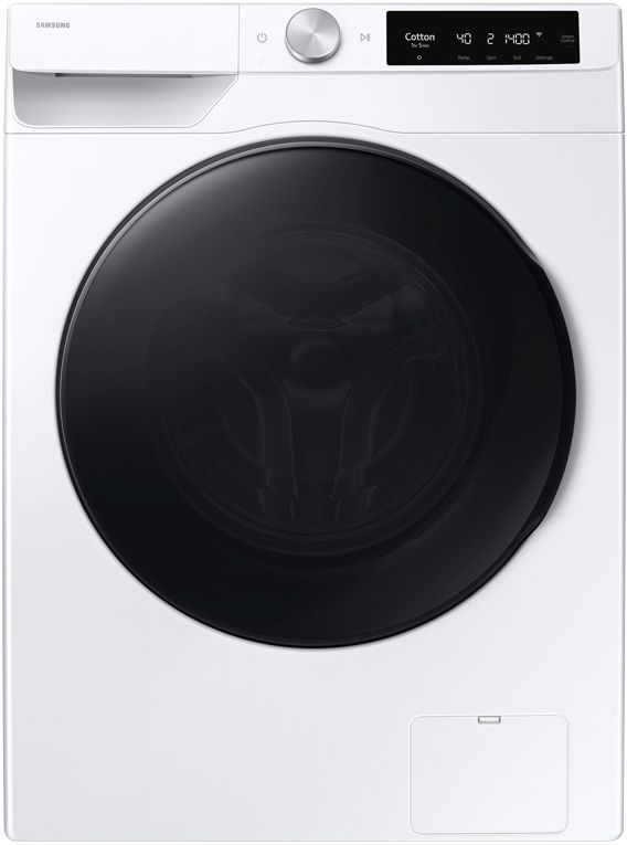 Samsung White Front Load Washer & Electric Dryer Laundry Pair-1