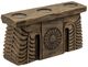A & B Home Black/Brown Antique Carved 3-Pillar Candle Holder-0
