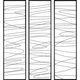 Renwil® Studio Line Linear Set of 3 Iron Wall Art-0