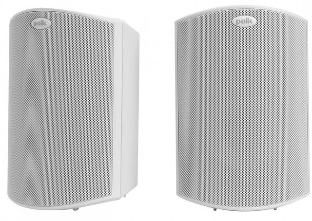 Polk Audio® White 5" All Weather Outdoor Loudspeakers-0