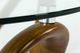 VIG Furniture Modrest Lassen Clear/Walnut Coffee Table-2