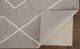 Feizy Euclid Gray and Ivory 5' x 8' Rug-3