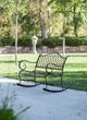 A & B Home Bronze Lillian Outdoor Bench-1