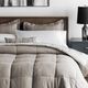 Malouf® Woven Chambray Birch Queen Comforter Set-5