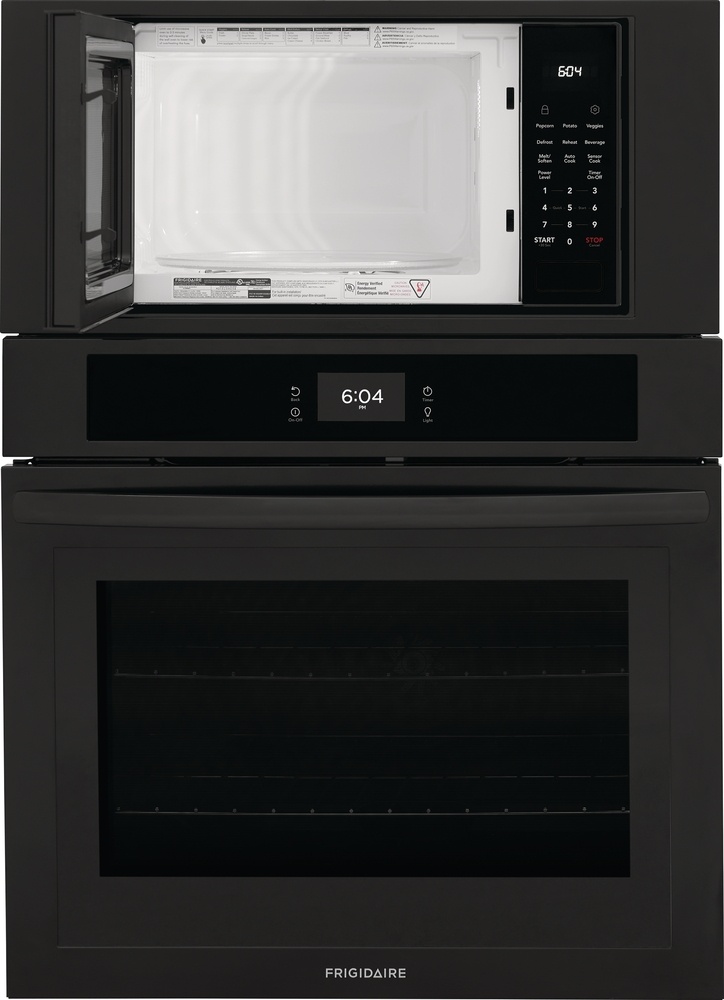 Frigidaire 30" Black Oven/Microwave Combo Electric Wall Oven - Thumbnail 4