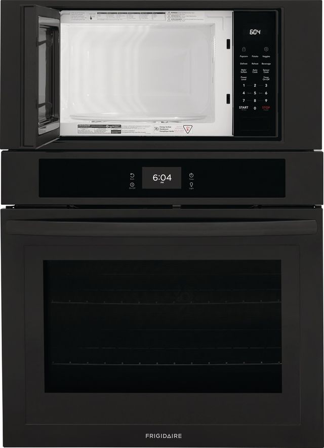 Frigidaire® 30" Black Oven/Microwave Combo Electric Wall Oven -4