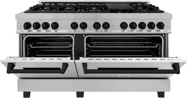 ZLINE Autograph Edition 60" Satin Stainless Steel Pro Style Dual Fuel Range-3