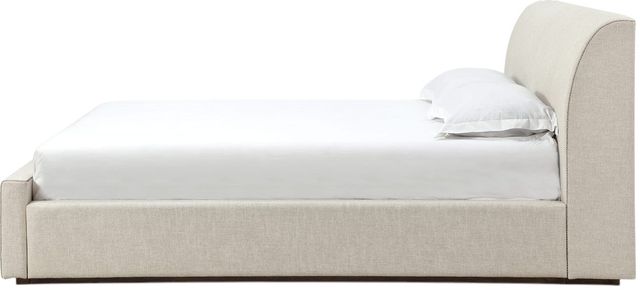 Modus Furniture Virgil Louis Natural Queen Upholstered Platform Bed-3