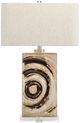 Crestview Collection Ferris Glossy Cream Table Lamp-0