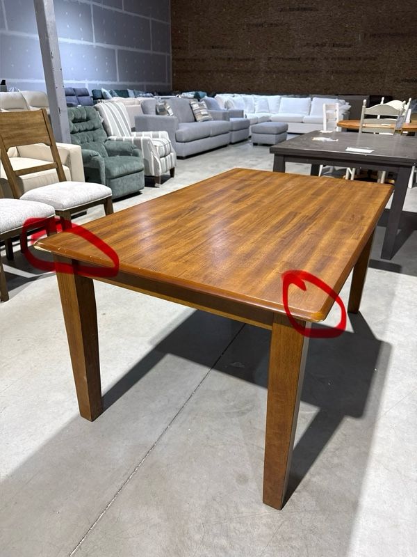 Clearance Ashley® Berringer rustic Brown Dining Room Table-1