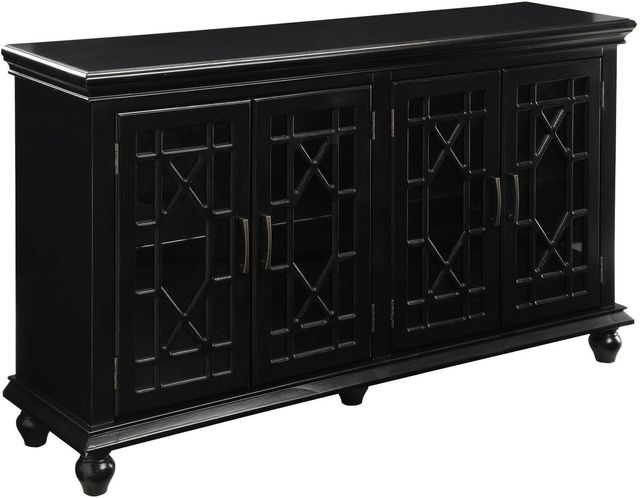 Coaster® Kovu Black 4-Door Accent Cabinet