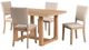 Furniture of America® Sauro Natural Dining Table-0