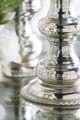 A & B Home Antiqued Silver Pillar Candle Holder-5