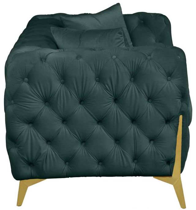 Meridian Furniture Kingdom Green Velvet Loveseat-2