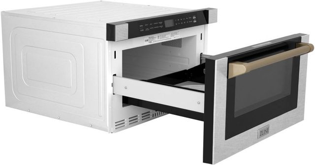 ZLINE Autograph Edition 1.2 Cu. Ft. Satin Stainless Steel Microwave Drawer-3