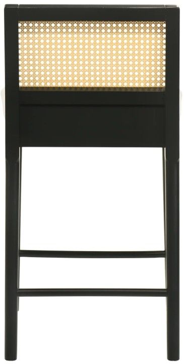 Armen Living Tobias Black/White Counter Stool-4