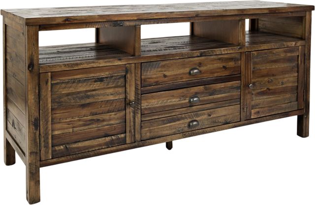 Jofran Inc. Artisan's Craft Dakota Oak 70" Media Console-0