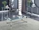Furniture of America® Beaumaris Chrome Coffee Table-2