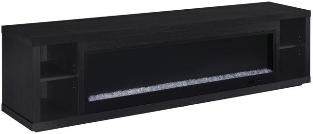 Coaster® Deiter Black Fireplace Media Console TV Stand-0