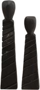Dovetail Furniture Soltra 2-Piece Black Sculpture Set-0