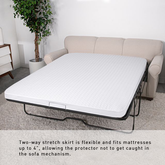 BEDGEAR® Dri-Tec® Full Sofa Bed Mattress Protector-2