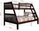 Donco Kids Austin Mission Cappuccino Mission Twin/Full Bunk Bed-2