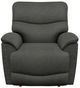 La-Z-Boy® Trouper Ink Power Rocking Recliner with Headrest and Lumbar-1