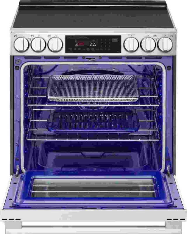 LG 30" PrintProof™ Stainless Steel Smart InstaView® Glass-Top Slide In Electric Range with ProBake Convection®-12