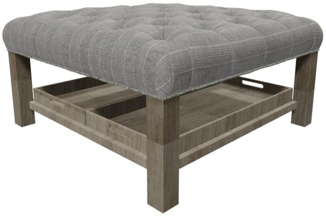 Craftmaster® Customizable New Traditions Tufted Cocktail Ottoman-0