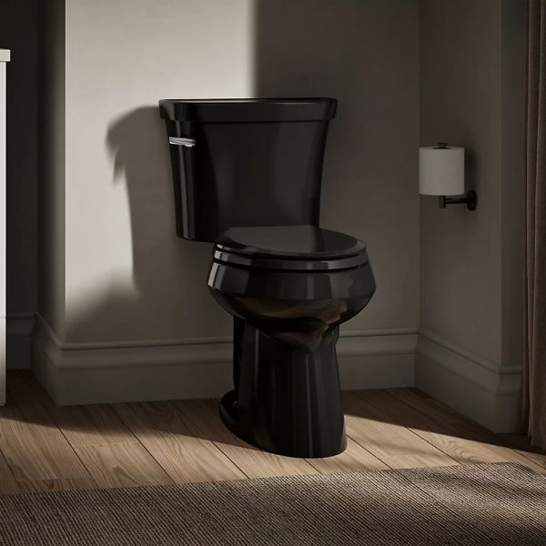 KOHLER® Highline® Black 2-Piece Elongated Toilet, 1.28 gpf-3