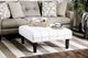 Furniture of America® Dorset Ivory Ottoman-1
