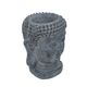 A & B Home Gray Buddha Head Planter-0