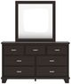 Signature Design by Ashley® Covetown Dark Brown Dresser and Mirror-1