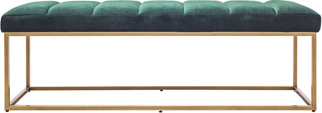 Moe's Home Collection Katie Dark Green Bench-1
